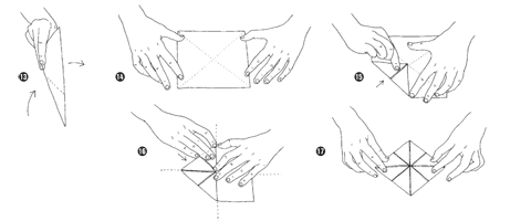 Cootie Catchers Instructions - 3