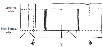 Figure 1: Make a paper bag book cover