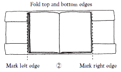 Figure 2: Make a paper bag book cover