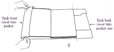 Figure 4: Make a paper bag book cover